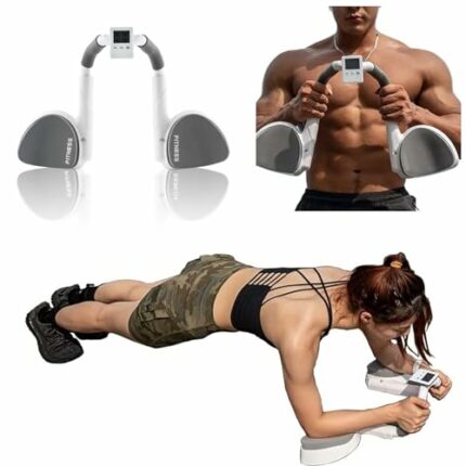 DRZHEAM Plank Trainer with Timing, Multifunctional Abdominal Muscle core Training Device,Push-up Fitness Board, Plank Support Trainer, Home Fitne