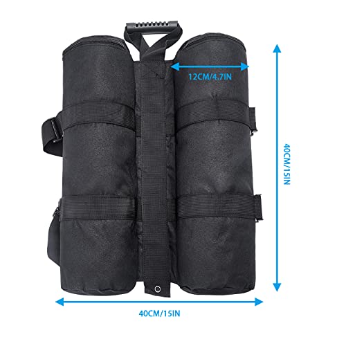 Gazebo Weights Bags 4Pcs,maxant Gazebo Weight 1680D Heavy Duty Sand Bags with Buckle Industrial Grade Heavy Duty Double-Stitched Sandbags for Pop