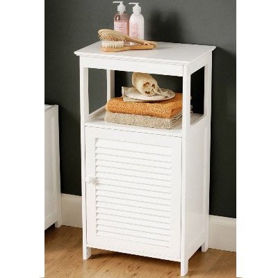Premier Housewares Floorstanding Cabinet, 83 x 45 x 30 cm - White
