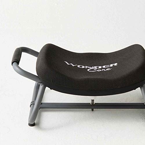 High Street TV Wonder Core Rock N Fit Vibration Plate & Exercise Seat, 20 Speed Total Body Workout With 4 Bonus Work Out Videos