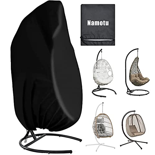 Egg Hanging Chair Cover, Waterproof 115 * 190cm 210D Oxford Fabric Heavy Duty Veranda Patio Cocoon Chair Garden Furniture Protective Cover Water
