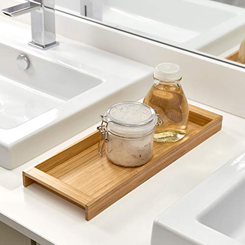 iDesign 86342 Formbu Eco Tank Top Tray, Bamboo