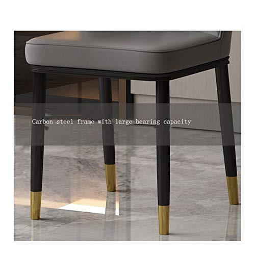 dining chair Kitchen Dining Room Furniture Chairs Dining Chair PU Leather High Back Cushion Soft Seat Study Lounge Chair Restaurant Hotel Compute