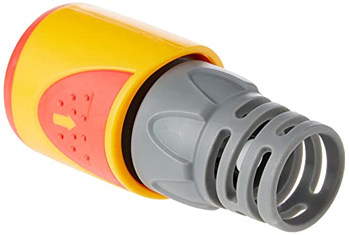 HOZELOCK - Aquastop Hose Connector Plus ø 12.5mm - 15mm (1/2"- 5/8") Soft Touch: Aquastop, Watertight, Non-slip, Flexible, Long Tip Prevents Twis