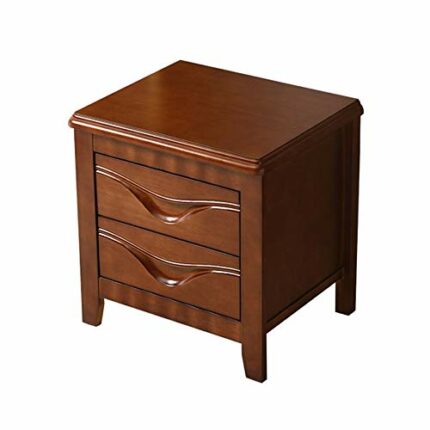 N/A Simple Bedroom Bedside Table, Independent Storage Cabinet Solid Wood Bedside Table