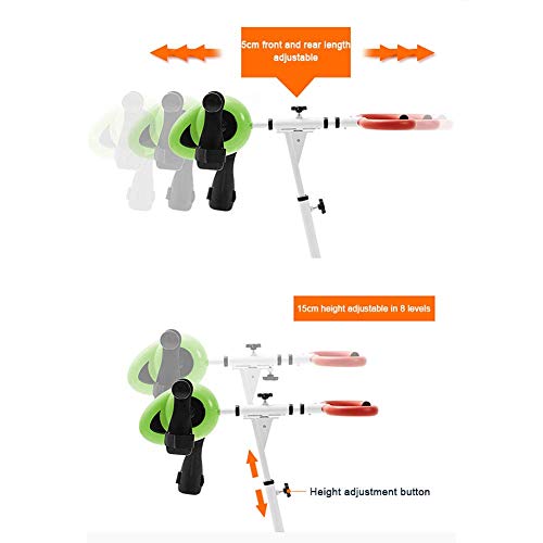 LUNEZY Electric Pedal Exerciser Bike Rehabilitation Machine, Arm and Leg Pedal Exercise Bike, Adjustable Fitness Rehab Equipment, for Seniors Gym