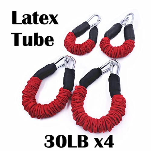 CZDYUF Fitness Thigh Resistance Band Sets Total 120 LB Football Speed and Strength Training Equipment for Leg Butt Squat Workout