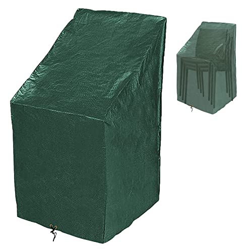RICHIE Garden Stacking Chair Cover, Outdoor Garden Chair Covers Waterproof Reclining Chair Cover, Patio Chair Covers 68x96x110/150cm, Anti-UV All