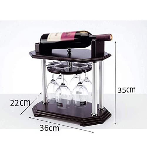 NEOCHY Countertop Wine Rack, Decorative Tabletop Wine Bottle Holder, Environmentally Friendly and Tasteless