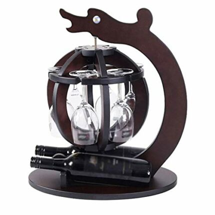 ZYZMH Solid Wood Wine Rack, Wine Glass Rack, Bar Counter, Goblet Rack, Creative Decoration