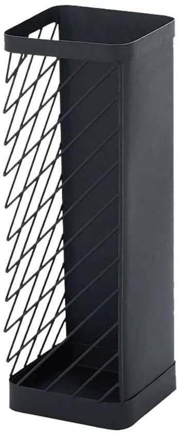 XHALERY Umbrella Rack Stand, Umbrella Holder,Umbrella Stands Umbrella Stand Black Wrought Iron Hollow Umbrella Drain Stand, Home Entrance Hotel O