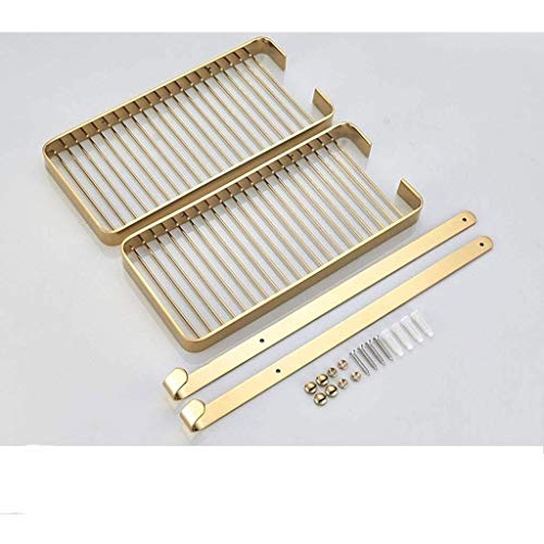N/A Bath Towel Bar Stainless Steel Towel Rack Bathroom Towel Hanger Wall Mount Brushed Gold