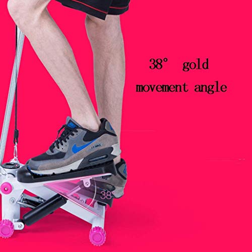 LLRYN Mini Stepper, Fitness Stair Stepper, Portable Torque Stair Stepper with Adjustable Resistance, Durable Fitness Exercise Machine with Resist