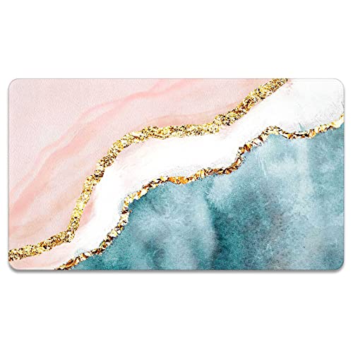 Rnivvi Front Door Mat, 30"x17" Wave Theme Indoor Outdoor Welcome Mat, Heavy Duty Low Profile Anti-Slip Entryway Rug for Home Entrance, Floor, Pat