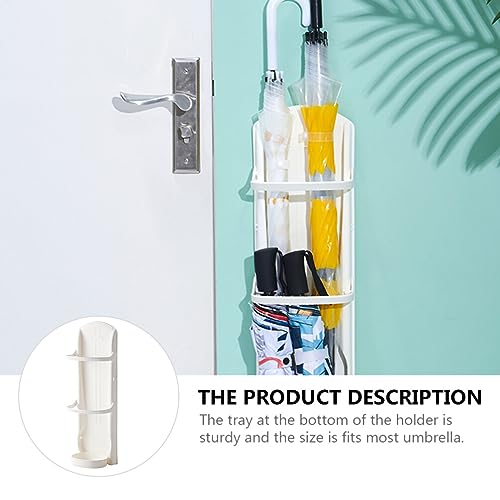 Cabilock Shelf Bracket Storage Shelving Umbrella Storage Rack Plastic Rack Umbrella Holder Wall Hanging Umbrella Stand for Christmas Home Office