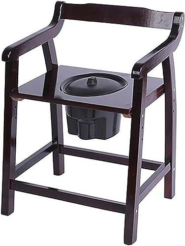 CNAOHGHN Portable Toilet Chair for Elderly Toilet Positioning Stool - Portable Lodging House 3 Height Adjustment 551lbs Bearing Capacity Chair wi