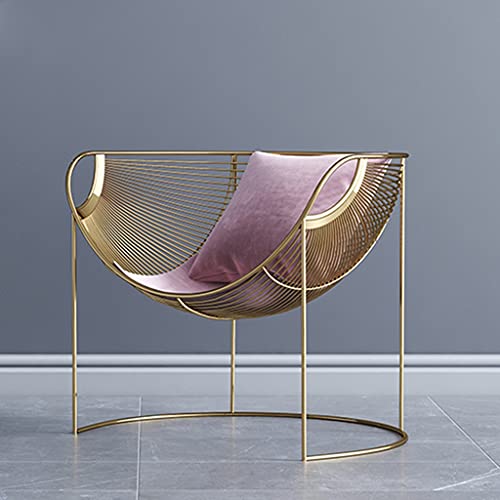 DLOETT Ins Nordic Livingroom Chairs Wrought Iron Backrest Dining Chair Minimalist Leisure Bar Table and Chair Combination