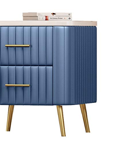 JYDQM European White Nightstand Simple Storage Cabinet Metal Storage Cabinet