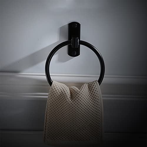 HIGOH Towel Racks,Bath Towel Holder,Bathroom Hand Towel,2Pcs Towel,Towel Rack,European Toilet Circular Towel Hanging,Antique Bathroom Accessories