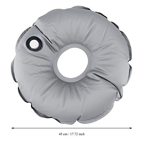 Dekaim Base Weight Block, Gazebo Weight Block, Flag Base Weight Bag, Portable Collapsible Round, Filled with Water Outdoor Umbrella Feather Flag