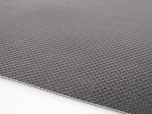 KAF Home Ribbed Door Mat, Durable Indoor Outdoor Entry Way Rug, Mud-Rooms, High Traffic Areas, Garages, Storefronts and Everyday Home Use, Gray B