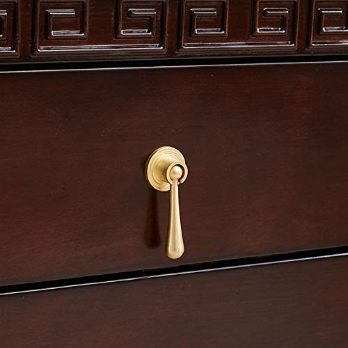 LUKEO Solid Wood Bedside Table Simple Bedroom Locker, Solid Wood Bedside Table