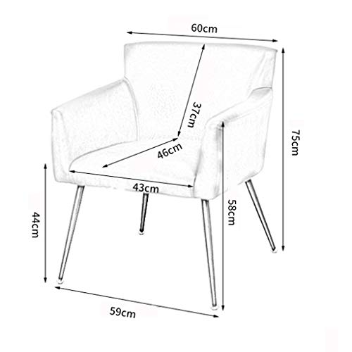 Modern Kitchen Dining Room Chairs Living Room Armchair Modern PU Leather High Back Padded Soft Seat Dining Chairs For Living Room Bedroom Kitchen