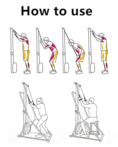 NAMVI Ski Exercise Machine, Ski Machine with Display Monitor, Indoor Exercise Machine, Elliptical Cross Trainer, Indoor Ski Cross Trainer Machine