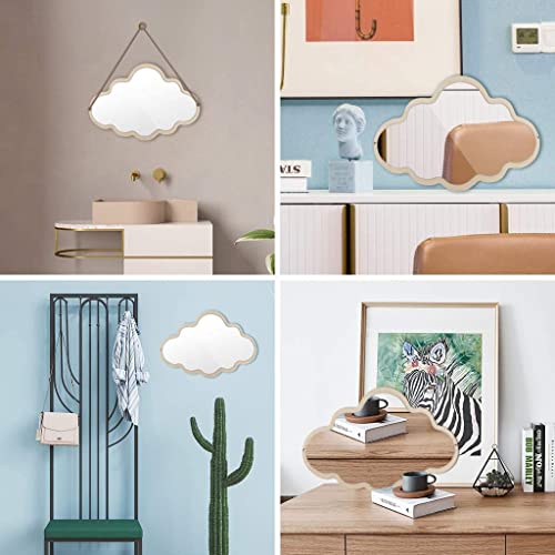 MOUMOUTEN Kids Room Mirror, Nordic Acrylic Decorative Mirror, Art Home Crafts Nursery Decoration Shatterproof Mirror Suitable for Children Bedroo
