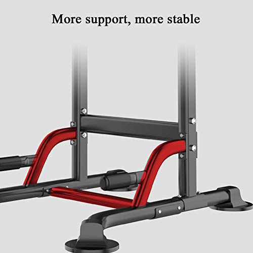 Power Tower Workout Pull Up & Dip Station for Home Gym Strength Training Fitness Equipment, 6 Height Adjust, 660lb Weight Capacity