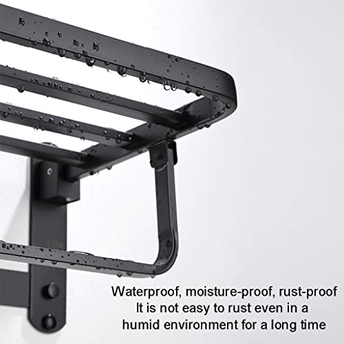 HIGOH Towel Racks,Bathroom Towel Rack Wall Mounted Towel Holder,Bathroom Towel Rack,Bathroom Rack,Bathroom Hardware Bathroom