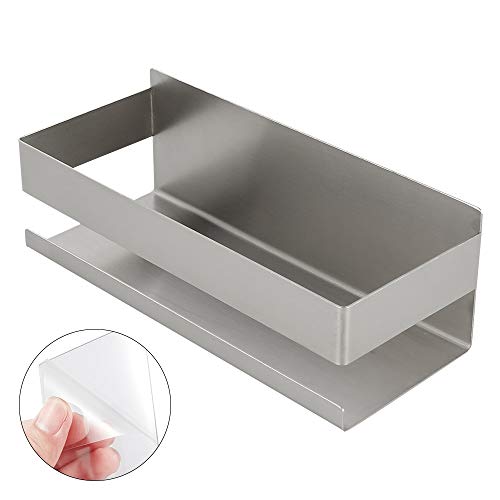 QUANJJ Kitchen And Bathroom Shelf Rack Towel Rail Stainless Steel Free Perforation Wall-mounted Anti-rust And Easy To Decor