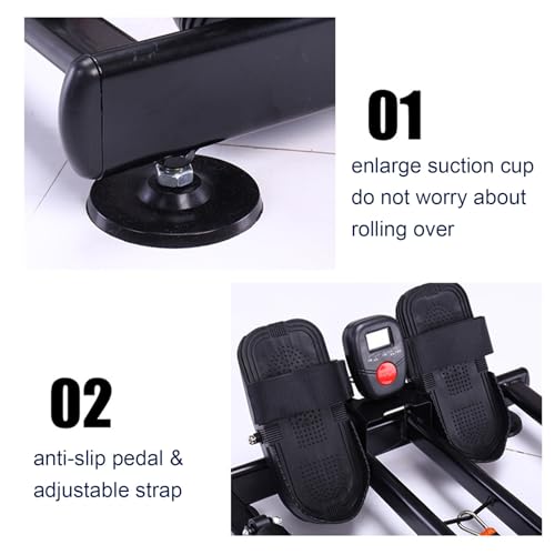 HAWEWE Rowing Machine For Home Use Hydraulic Rower Resistance Adjustable Rower Machine With LCD Monitor Home Gym Up To 264lbs Weight Capacity