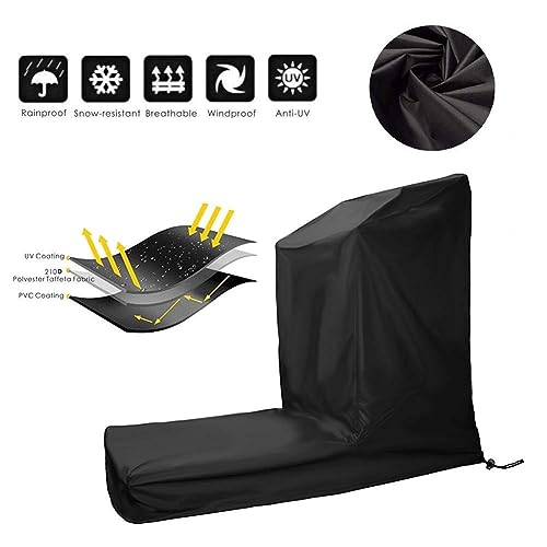 GAESHOW Treadmill Cover, Waterproof Treadmills Cover, Heavy Duty and Water-Resistant Fitness Equipment Fabric for Indoor Outdoor Running Jogging