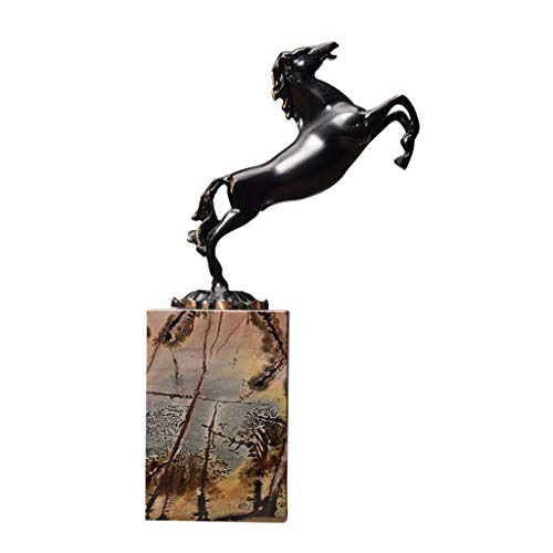 n/a Decoration Copper Horse to Success Crafts Horse Office Feng Shui Living Room Wine Cabinet Home Decoration