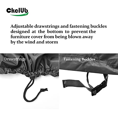 Patio Furniture Set Cover Outdoor Sectional Sofa Set Covers Waterproof Outdoor Dining Table Chair Cover 315cm