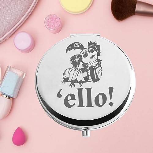 KEYCHIN Ello Worm Pocket Mirror Movie Fans Gifts Ello Fans Compact Makeup Mirror for Women Girls (Ello-S)