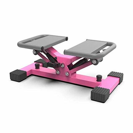 N/A Fitness Exercise Elliptical Twister Stepper - Upgraded Quality Steel, Easy Standing Workout, Digital Display, Resistance Band Elliptical