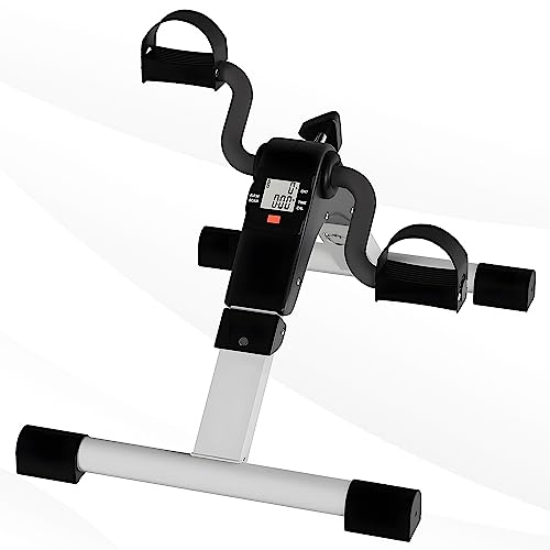 Simuse Under Desk Mini Elliptical Portable Desk Cycle Compact Under Desk Cardio Machine Portable Under Desk Exercise Machine for Home & Office