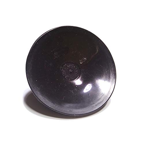 M6 - D 5.5 cm (D 2.16") Strong PVC Screw Suction Cup Hook with Lock Nut,Thickened Edge Design for Enhanced Suction,5 PCS/Pack(Recommend (Black)