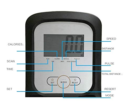 n/a Home Folding Exercise Bike, Upright Bike With Magnetic Tension And Pulse Grips, Foldable Magnetic Control Upright Pedal Bicycle