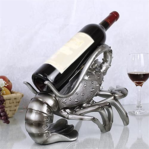 LIUZH Lobster shaped wine rack European-style home bar wine cabinet wine rack desktop ornaments