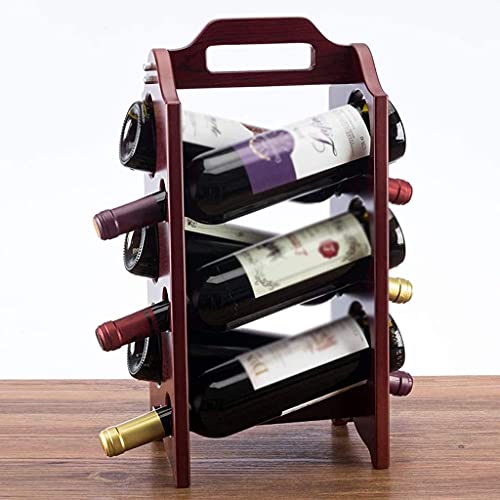 NEOCHY European Creative Wine Rack, Solid Wine Bottle Rack Shelf Home Decoration