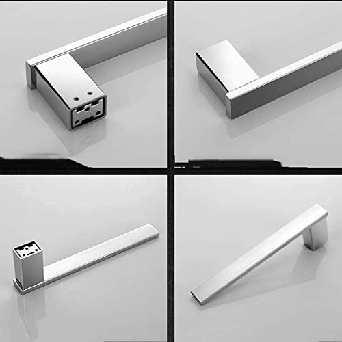 N/A Bath Towel Bar Towel Rack Bar Classic Wall-mounted Stainless Steel Bathroom Towel Rack Bathroom Kitchen Towel Rack Single Layer