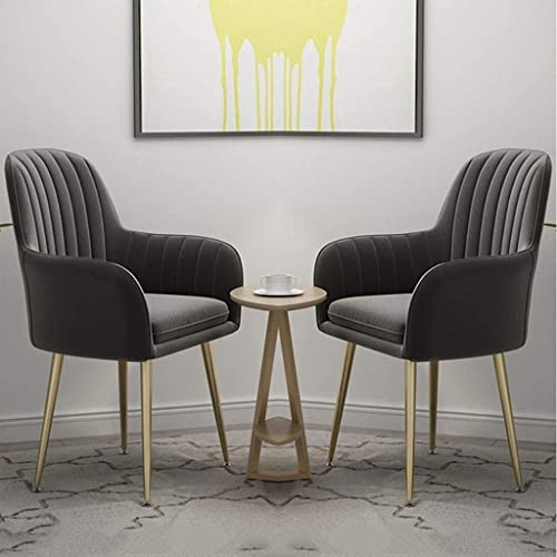 dining chair Office Reception Chairs Business Dining Chairs Set Kitchen Dining Chairs Soft Velvet Cushion Metal Anti-Skid Foot Cap Can Adjusted N
