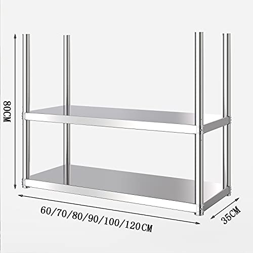 SUCHETA Wine Rack Hanging Wine Glass Rack, Modern Floating Shelves, Loft Kitchen Storage Shelf, 304 Stainless Steel Wall-Mounted Two-Tier Storage