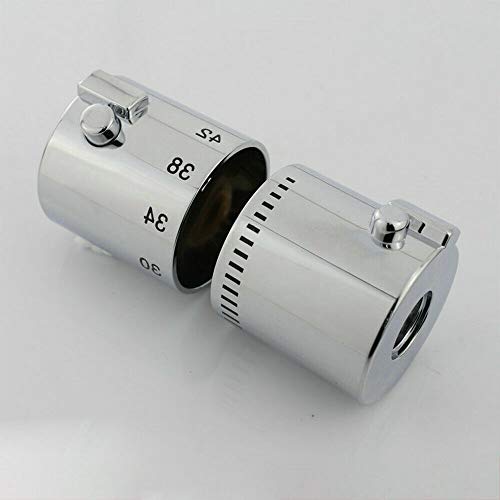 SENRISE Bath Shower Thermostatic Handle, 1pair Water Thermostatic Control Handles for Bath Shower Mixer Valve