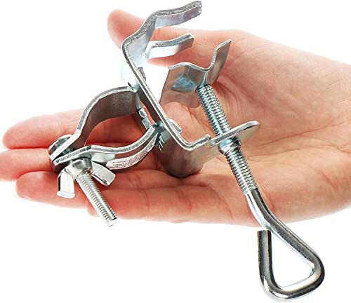 Mikytoper Sun Parasol Holder, Heavy Duty Metal Patio Umbrella Clamp Stand, Outdoor Umbrella Holder, Garden Parasol Stand for Balcony Bench Deck R