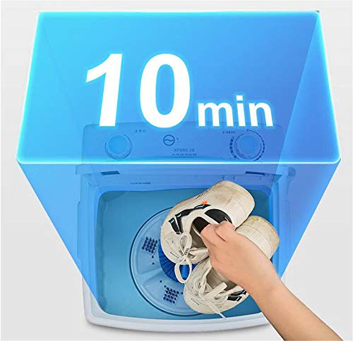 BCLGCF Mini Washing Machine, Household Small Lazy Deodorant Shoe Washing Machine, Non-Automatic Ultrasonic Shoe Washer, 6.5Kg Capacity, Ideal Min