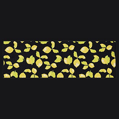 Ottomanson Rubber Back Doormat Collection, Floral Tile Design, "Welcome" Text, 51 cm x 76 cm, Multicolor